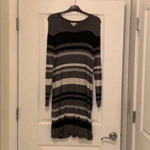 Striped Sweater Dress